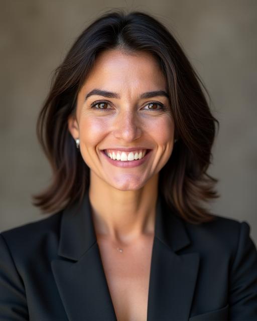 Retrato profesional de Elena Vargas, fundadora de Casa y Estilo